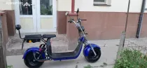 Scuter electric Harley CC10, motor 1500W, 25km/h fără permis, albastru