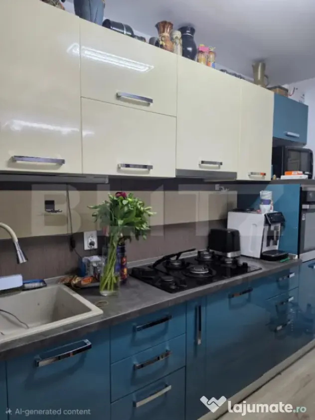 Apartament 3 camere, 66 mp, etaj intermediar, mobilat si uti