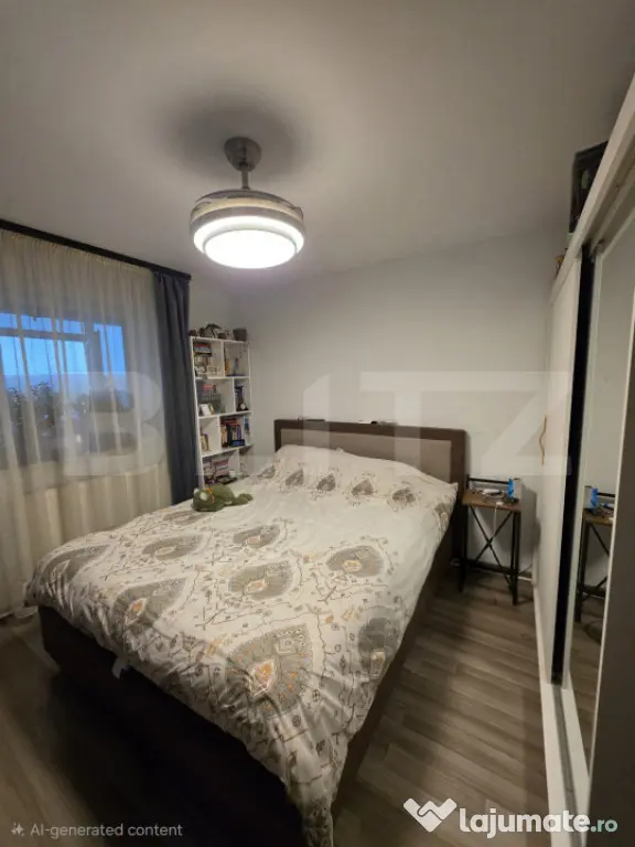 Apartament 3 camere, 66 mp, etaj intermediar, mobilat si uti