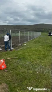 Executam garduri din plasa bordurata sipca metalica 