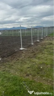 Executam garduri din plasa bordurata sipca metalica 