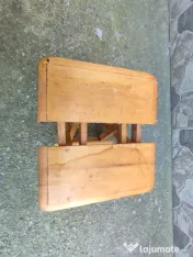 Scăunel pliabil din lemn 