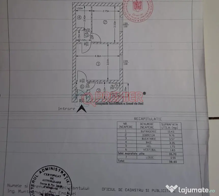 2 Camere Str. Semenic | Brâncoveanu | Etaj 2/4