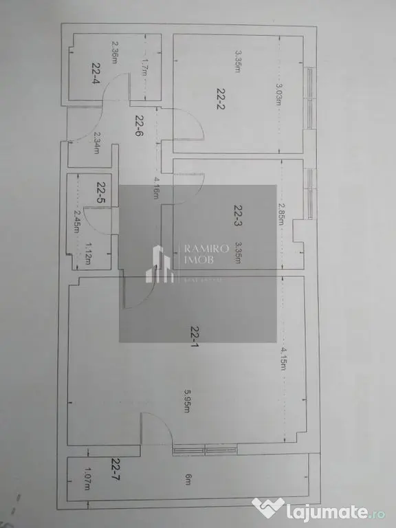Apartament 3 camere decomandat zona Titan