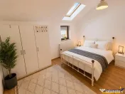 Casa si pentru remote work,terasa,gradina,2 bai,2 locuri par 
