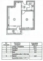 2 camere Theodor Pallady decomandat, centrală, et. 4, an 20