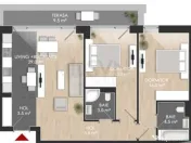 BEST PRICE 3 pret final Camere cu terasa Complex Atria