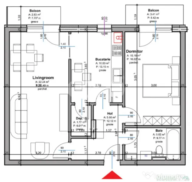 TVA inclus | Apartament 2 camere Pitesti | Zona Stadion