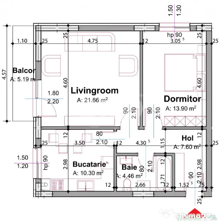Apartament 2 camere Pitesti | Zona Stadion - Pitesti (Arges)