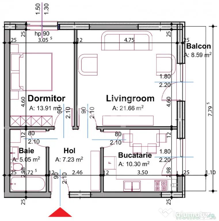 Apartament 2 camere Pitesti | Zona Stadion - Pitesti (Arges)