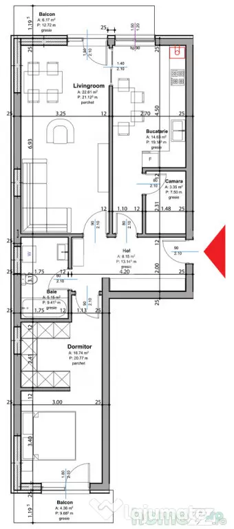 Apartament 2 camere Pitesti | Zona Stadion - Pitesti (Arges)