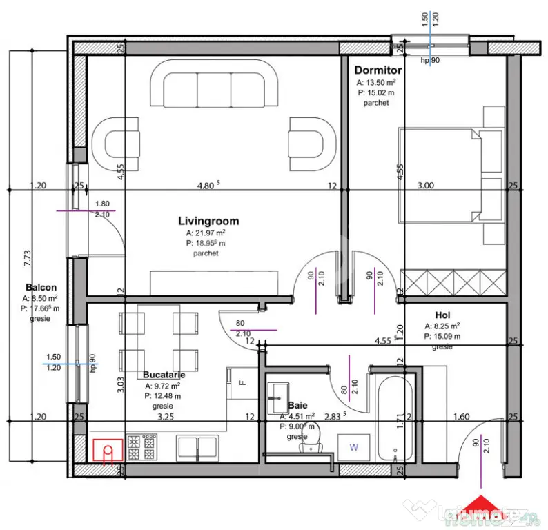Apartament 2 camere Pitesti | Zona Stadion - Pitesti (Arges)