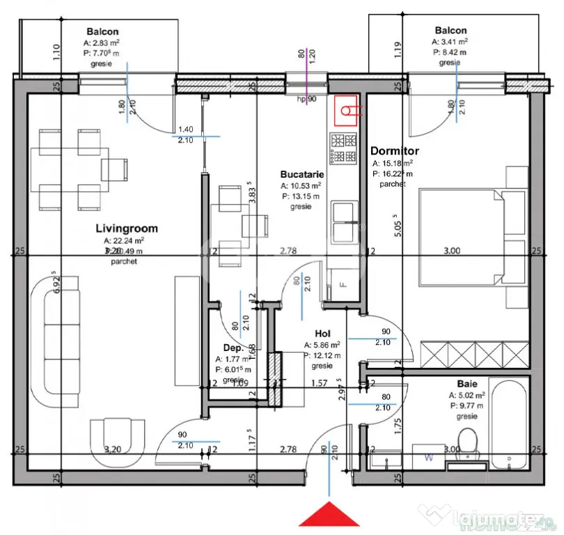 Apartament 2 camere Pitesti | Zona Stadion - Pitesti (Arges)