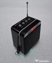 Mini boxă portabilă cu radio FM, WSTER WS-918 