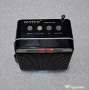 Mini boxă portabilă cu radio FM, WSTER WS-918 