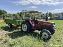 Tractor Yanmar FX26D cu remorca basculabila hidraulic