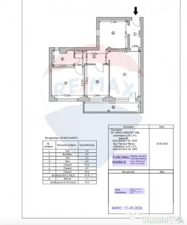 Apartament 3 camere decomandat, complet renovat - Metrou ...