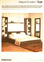 Vând set mobilier dormitor Mobexpert – gama Cuir / Natural Emotion