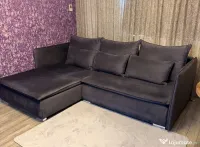 Colțar extensibil cu ladă pentru depozitare 
