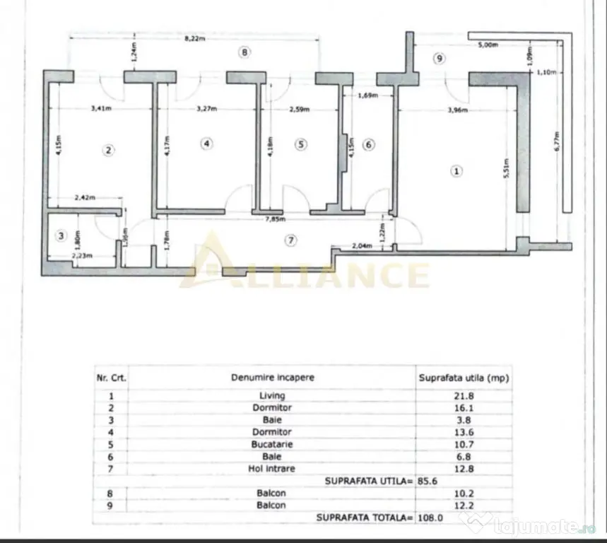 3 CAMERE 2 BAI - GRAND KRISTAL PARCARE - 225.000eur