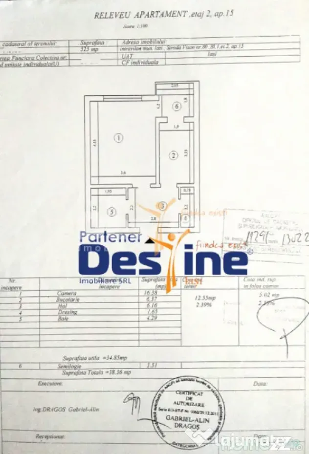 Apartament 1 cameră, mobilat+utilat VIȘANI