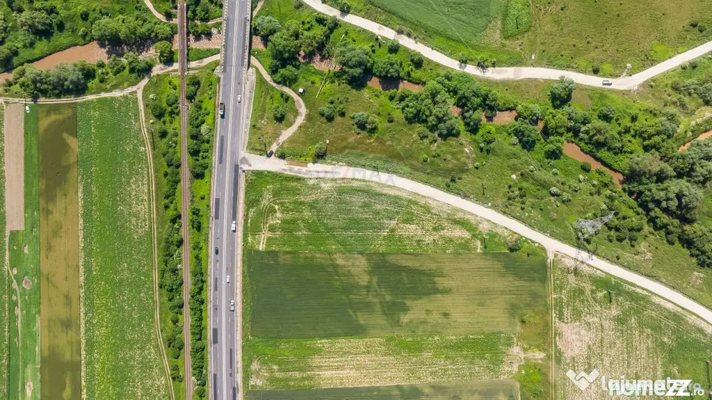 Teren extravilan Codlea, 6193mp, deschidere la DN1 de 51m... - Codlea (Brasov)