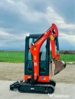 Miniexcavator kubota șenile extensibile