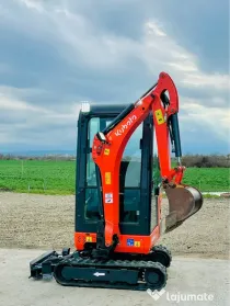 Miniexcavator kubota șenile extensibile