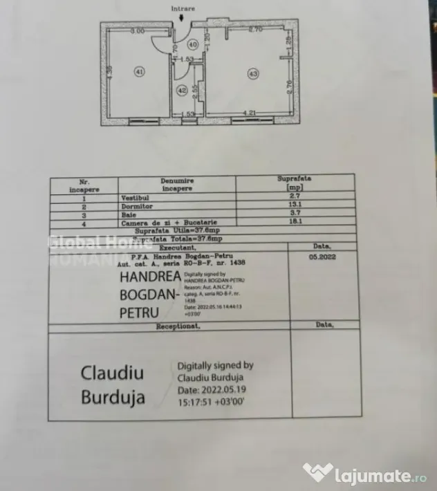 Apartament 2 camere | Gradina 70MP | 1 Loc de Parcare Inclus