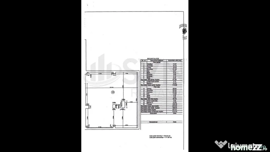 Central Park - Penthouse 5 camere 415 mp si loc de parcare