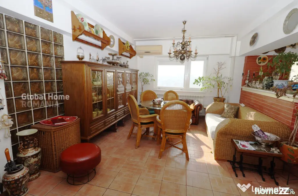 4 camere Titulescu | 94 mp | et 10 - decomandat | 2 balcoane