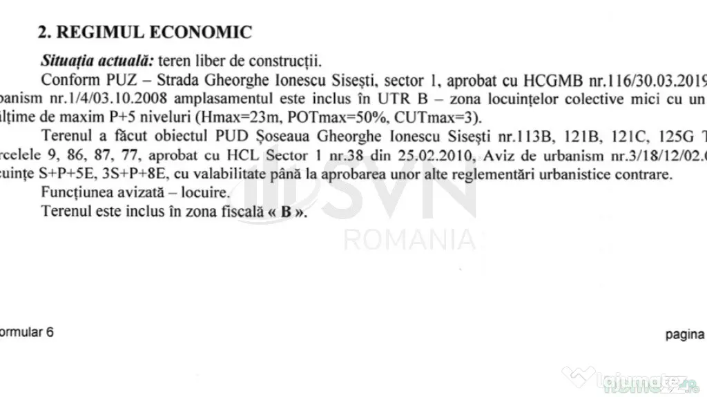 Teren Baneasa constructii 522 - Bucuresti (Bucuresti-Ilfov)