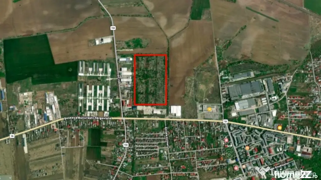 Teren 10 ha langa Kaufland si Crevedia Retail Park