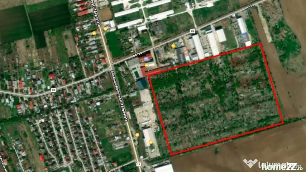 Teren 10 ha langa Kaufland si Crevedia Retail Park