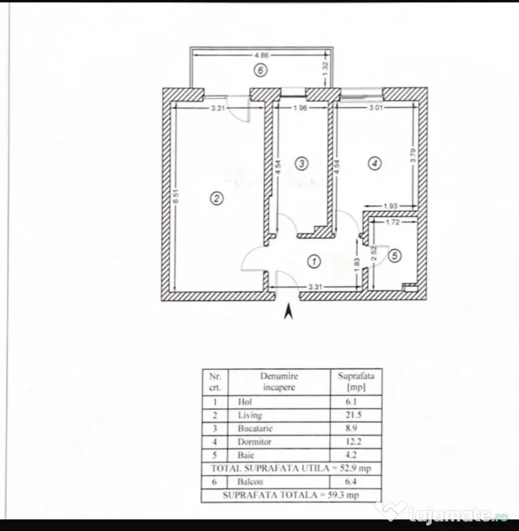Oferta apartament 2 camere decomandat | 59 mp | lângă metrou Berceni | IMGB2| Popesti