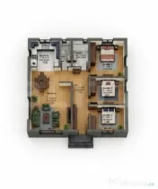 Casa Moderna pe Parter La cheie 125 mp Proiect Exclusiv