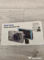 Cameră auto DVR Dual Lens Blackbox – nouă, sigilată, cu cutie
