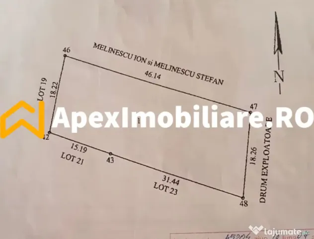 Teren intravilan de vanzare Rahova București | ApexImobilia