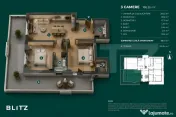 Apartament 3 camere / Gradina Impresionanta/ Ansamblu nZEB / 