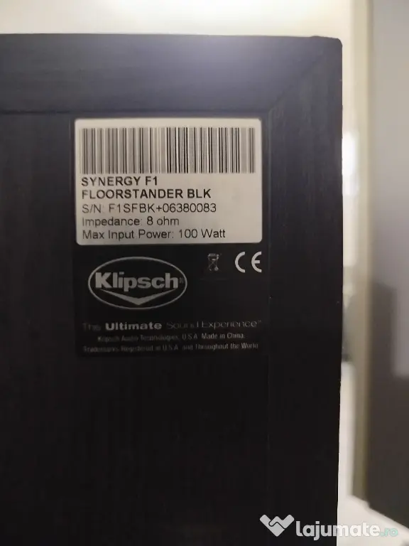 VAND sistem audio Klipsch HD Theater 500+statie denon avr2801+boxe klipsch F1sinergy+subwoofer teufel M1200SW