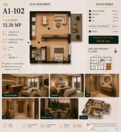 Apartament semifinisat 2 camere | Standarde nZEB |Ansamblu n 