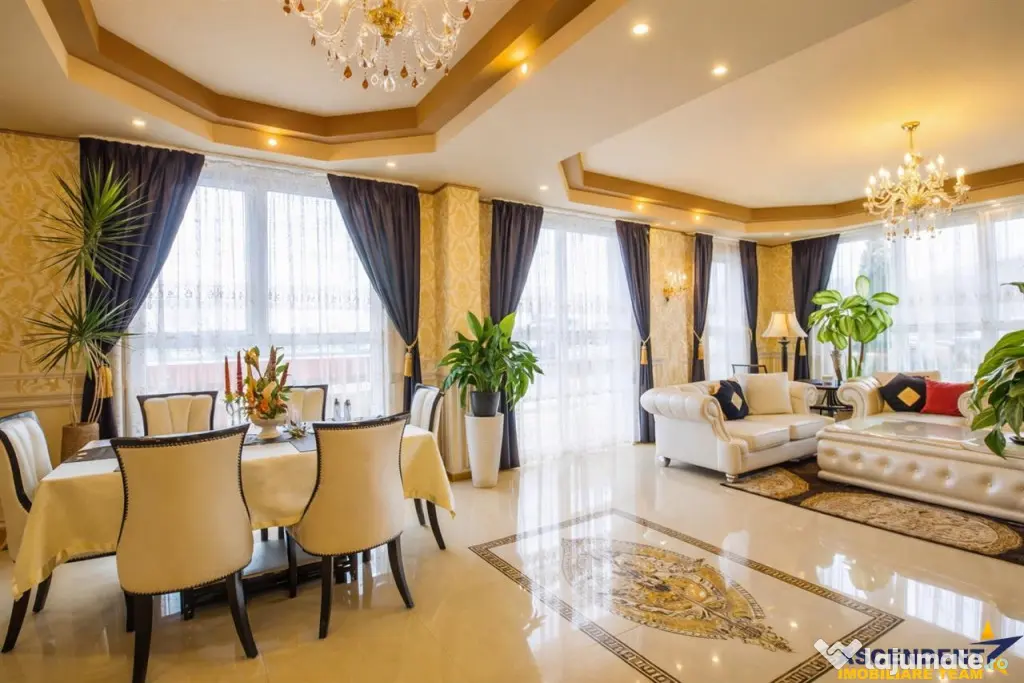 Apartament premium cu living spectaculos, semineu si terase