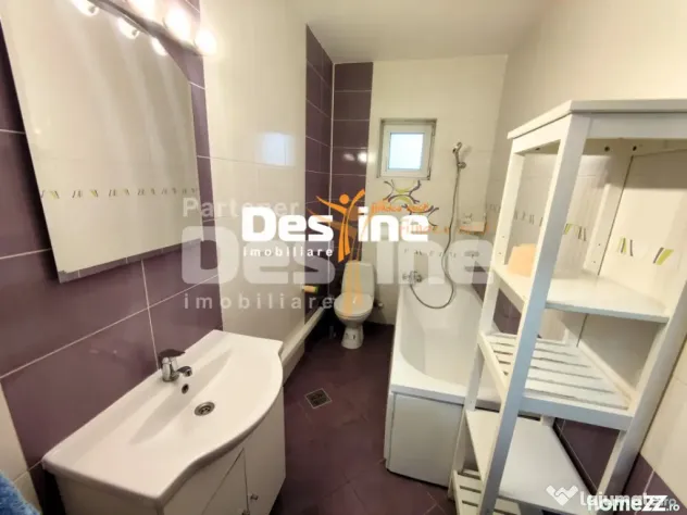 Apartament 3c mobilat și utilat, cu balcon + loc parcare