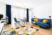 Apartament cu terasa cat o gradina, trei boxe si doua locuri