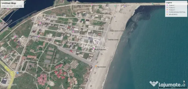Teren în primul rând la mare – 500 mp, Mamaia Nord