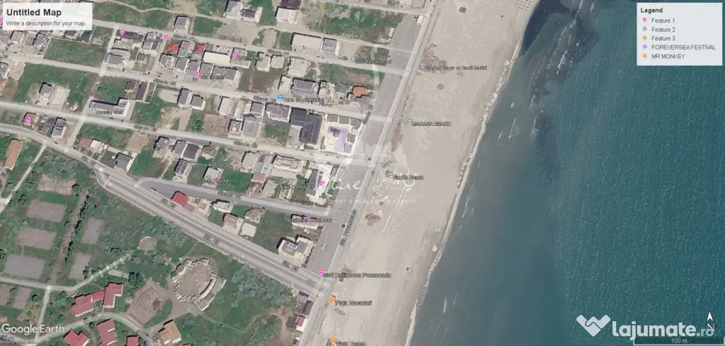 Teren în primul rând la mare – 500 mp, Mamaia Nord