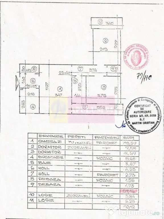 Apartament 3 camere, mobilat, Camil Ressu
