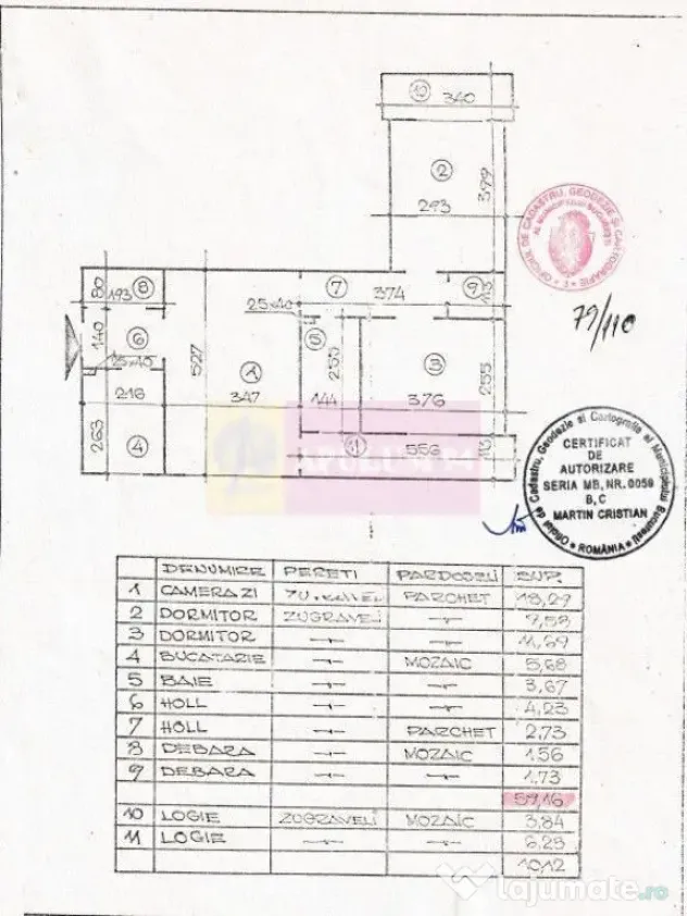Apartament 3 camere, mobilat, Camil Ressu