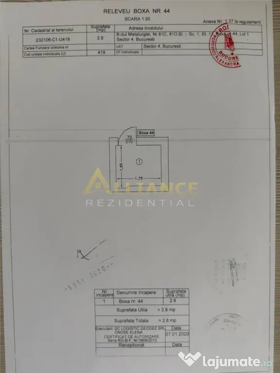 Metalurgiei 2 camere cu boxa si 2 parcari gata de mutare