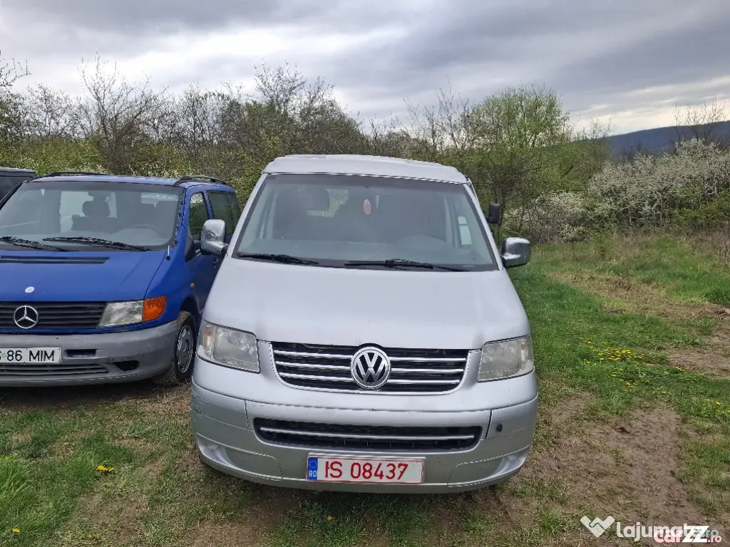 Vw transporter t5, an 2008, 2.5tdi, 8 locuri = rate cu buletinul